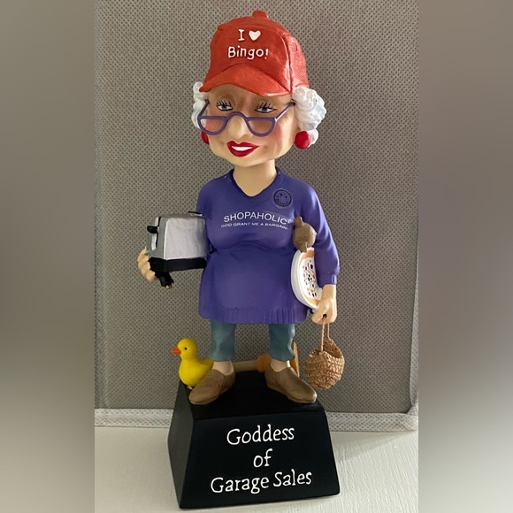 Biddy’s #12806 Garage Sale Goddess Bobble Head Figurine - Picture 1 of 7